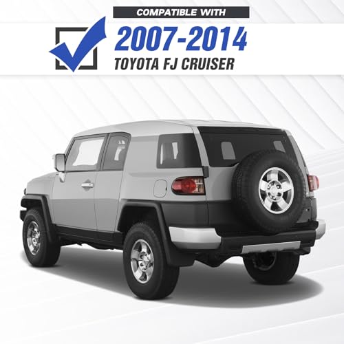 YZONA Rear Bumper with Spare Tire Carrier for 2007-2014 Toyota FJ Cruiser - D-rings & Tow Hitch Plate
| YZONA Rear Bump