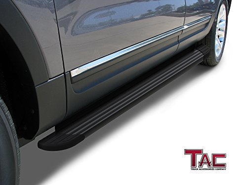 TAC Aluminum Running Boards Fit 2011-2019 Ford Explorer for Value Black Side Steps Nerf Bars Off Road Automotive Exterio